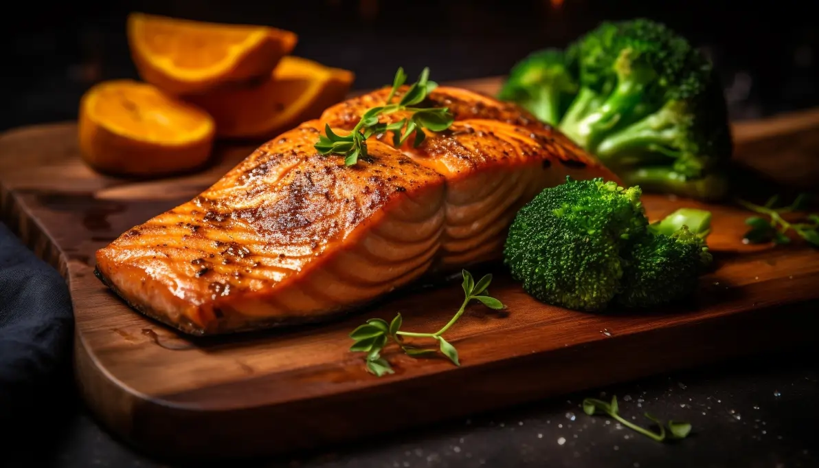 salmón a la brasa salmón a la brasa